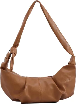 Crossbody Sling Bag for Women, Retro Soft Large Shoulder Handbag Dumpling Purse