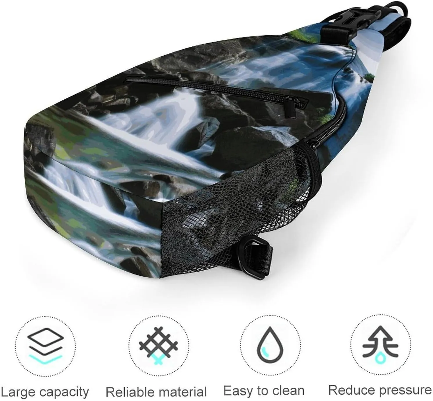 Crossbody Sling Bag Whale Backpack Sling Bag Travel Hiking Chest Bag Shoulder Bag Daypack