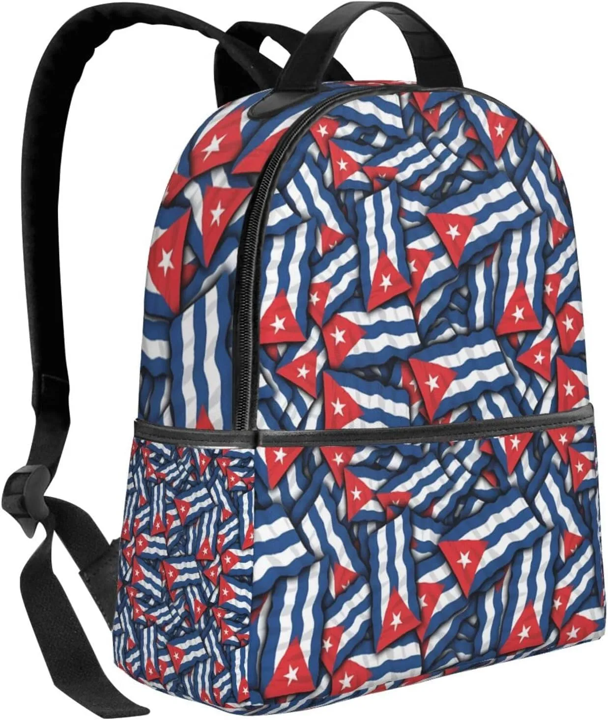 Cuba Flag Casual Backpacks Laptop Backpack Carry-on Daypack Sports Travel Rucksack Lightweight Working Bag for Outdoor Hiking Cycling Walking