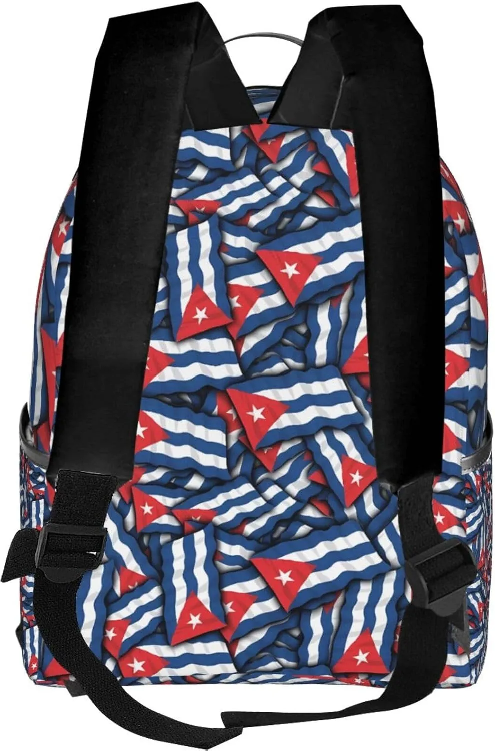 Cuba Flag Casual Backpacks Laptop Backpack Carry-on Daypack Sports Travel Rucksack Lightweight Working Bag for Outdoor Hiking Cycling Walking