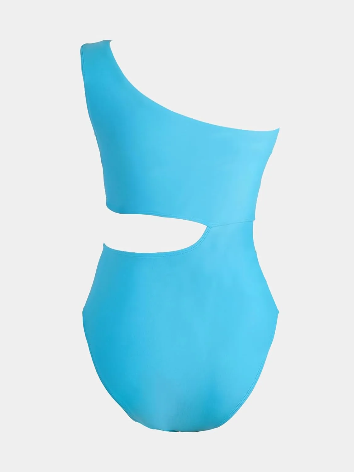 CUPSHE Women's One Piece Swimsuit One Shoulder Bathing Suit Cutout Color Block Swimwear