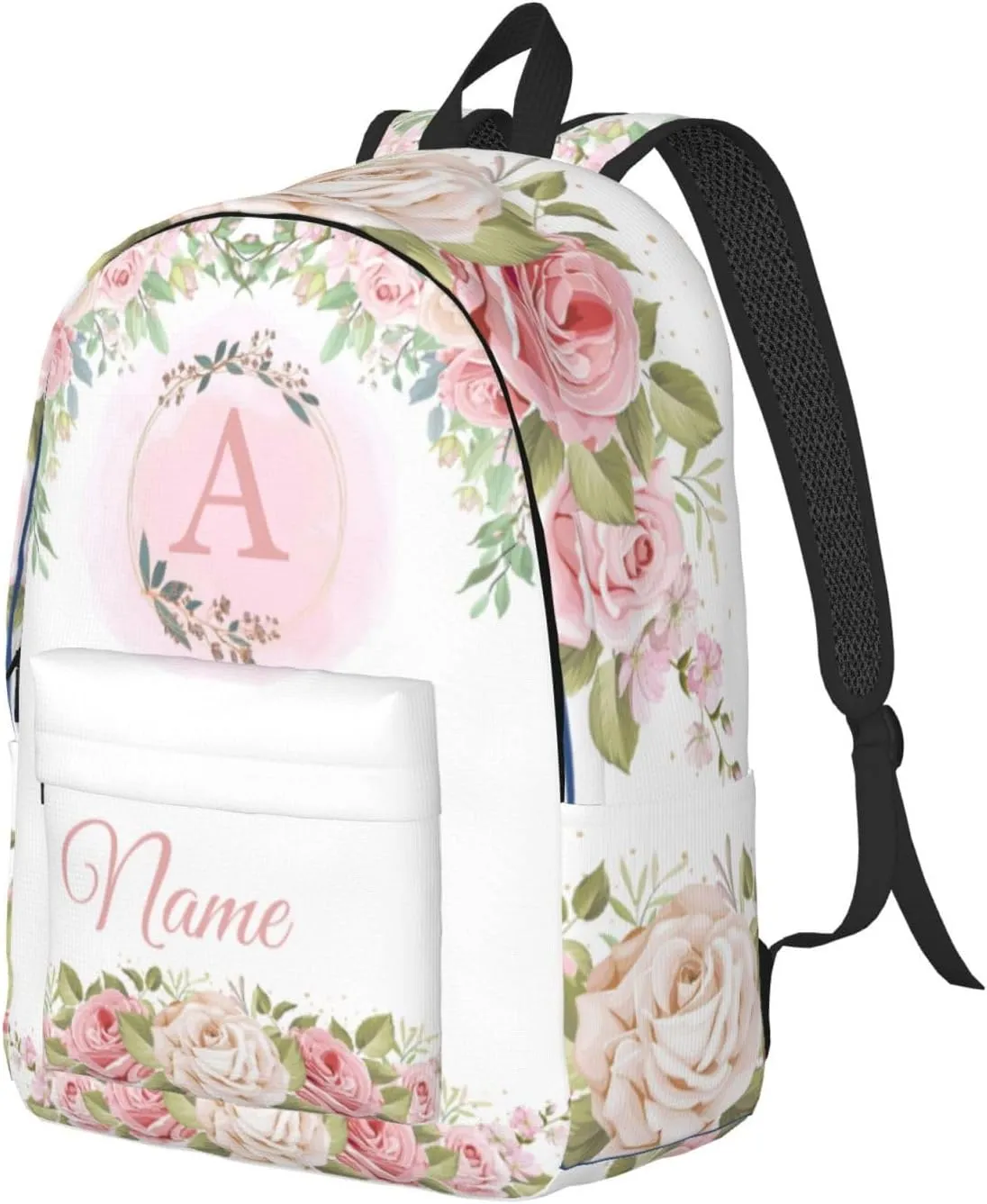 Custom Backpack for Men Women, Personalized Backpack with Name, Customized Casual Backpacks Gifts for Picnic Travel Camping Work 16in