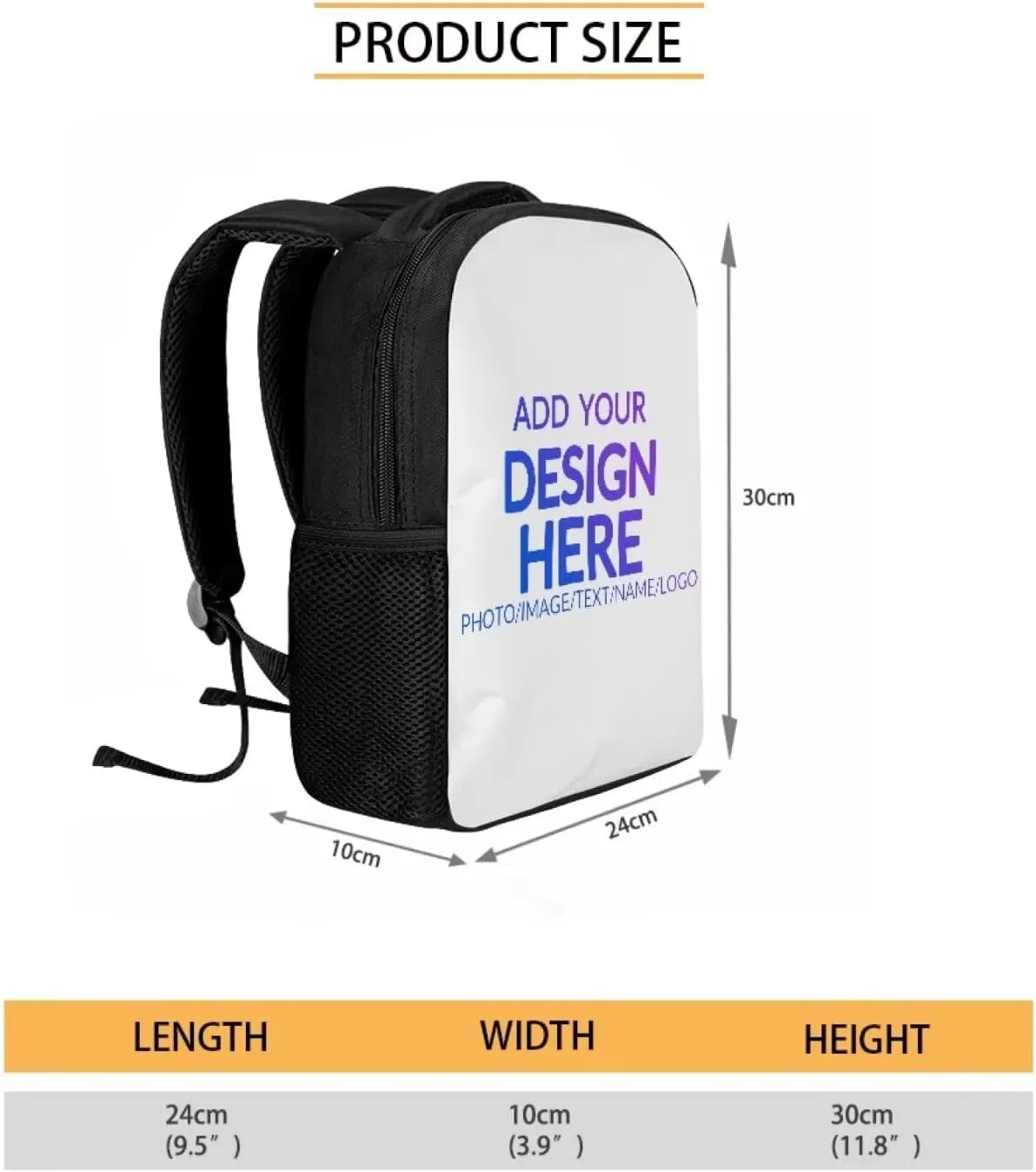 Custom Backpack with Name, Personalized School Backpack for Boys Girls, Customized 12Inch Student Bookbag with Lunch Bag Pencil Case for Travel, Work and School