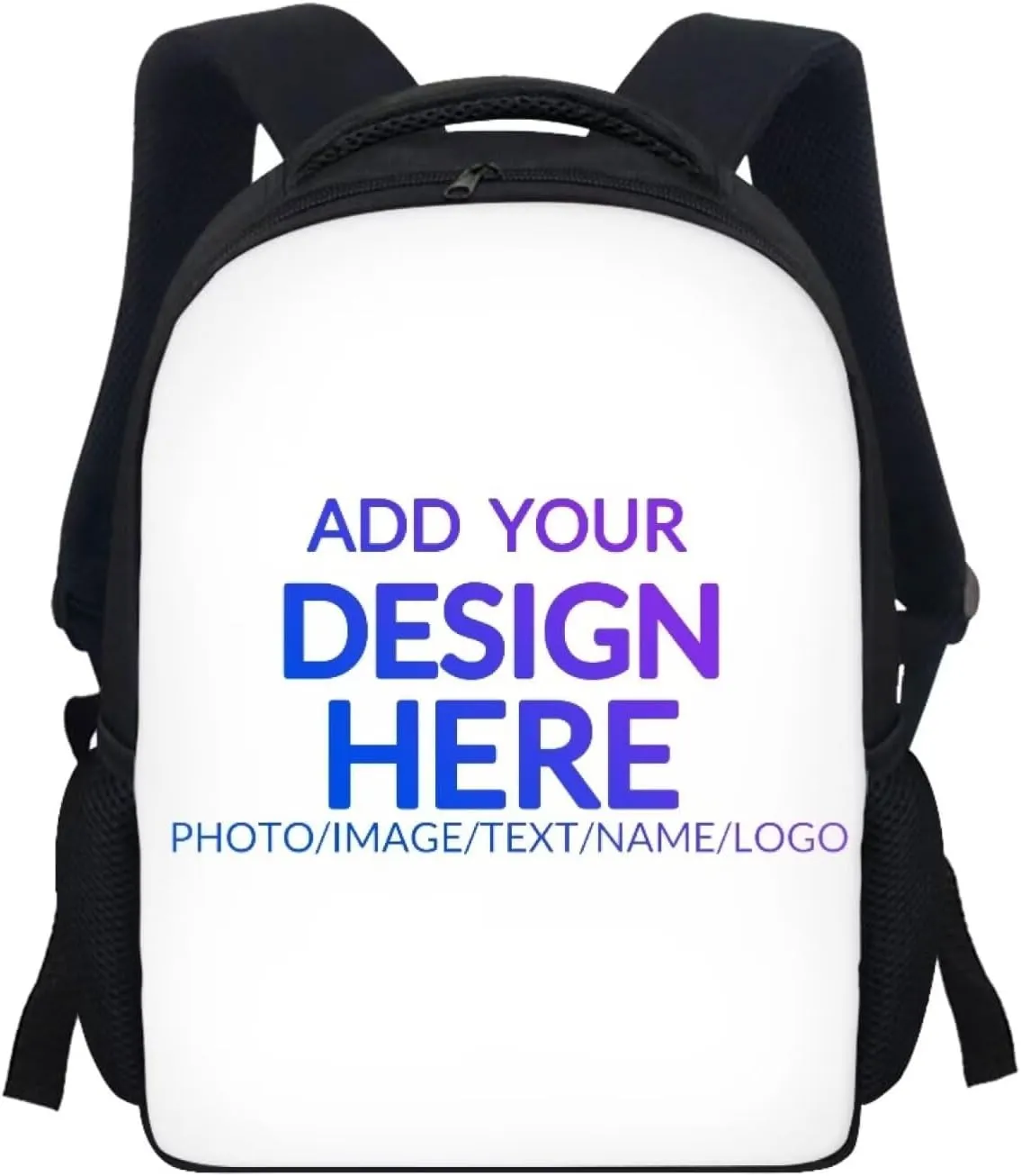 Custom Backpack with Name, Personalized School Backpack for Boys Girls, Customized 12Inch Student Bookbag with Lunch Bag Pencil Case for Travel, Work and School