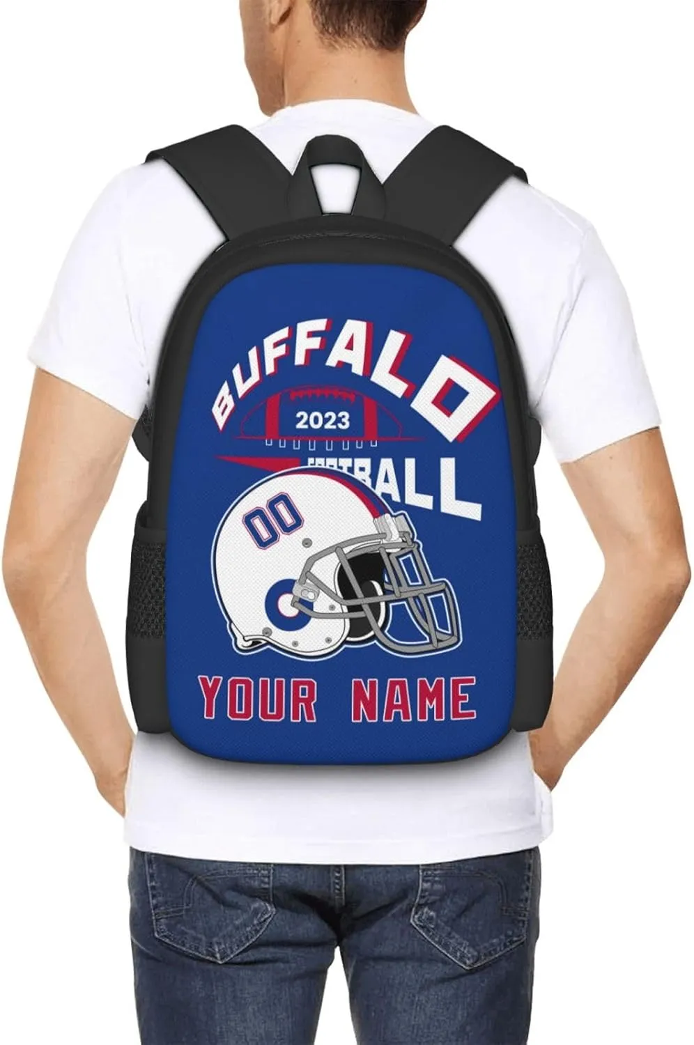 Custom Baltimore Backpack Laptop Gifts Bag Personalized Name Number Teen Book Bag Boy Girl Men Women Shoulder Bag