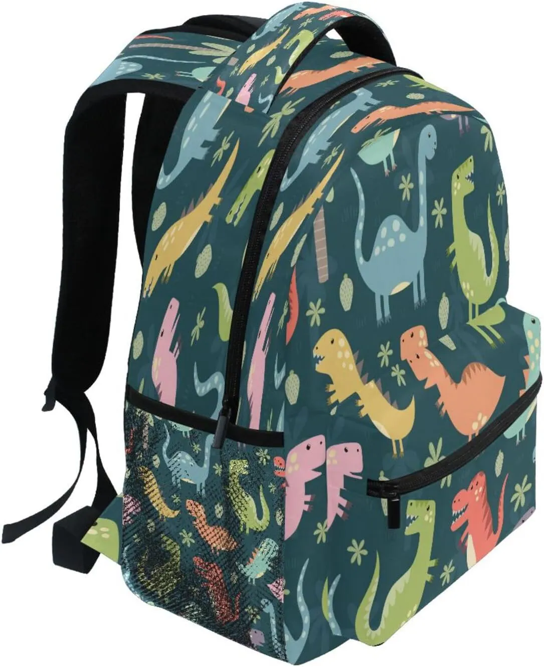 Cute Dinosaur Kids Backpack Boys Girls Bookbag Schoolbag Travel Laptop Daypack Preschool Kindergarten Elementary School Student Book Bag for Junior High Primary