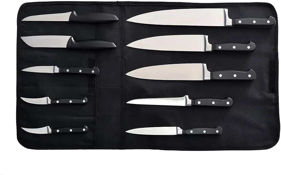 Cutlery Chef Bag – Knife Roll Bag for Professional Chefs – Fits up to 10 Knives
