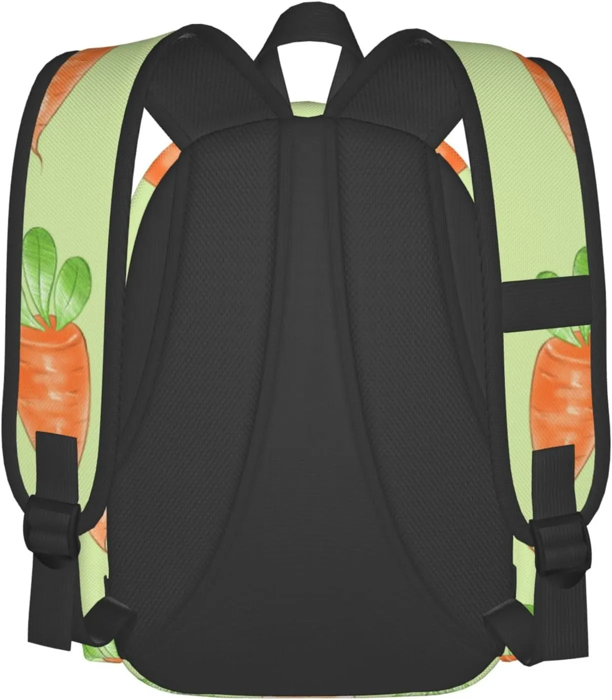 Delerain 17 Inch Backpack Rabbit And Carrot Laptop Backpack School Bookbag Shoulder Bag Casual Daypack For School/Camping/Hiking/Picnic/Beach/Travel