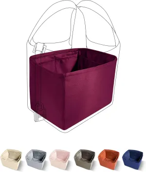DGAZ Purse Organizer Silky Smooth Fits picotin 18/22 Bags,Silk,Luxury Handbag Tote in Bag Shapers (Anemone, PC22)