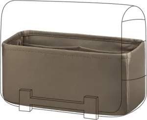 DGAZ Silk Purse Organizer Insert For Hermes Geta bags，Silky Smooth Bag Organizer，Luxury Handbag & Tote Shaper(Etoupe Grey)