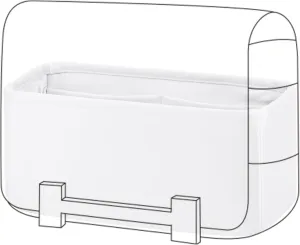 DGAZ Silk Purse Organizer Insert For Hermes Geta bags，Silky Smooth Bag Organizer，Luxury Handbag & Tote Shaper(Mushroom)