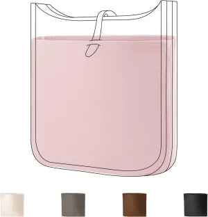DGAZ Silky Purse Organizer Insert Fits Evelyne TPM/PM/GM/TGM Bags, Luxury Handbag & Tote Organizer, Simplicity bag organizer（Pink,PM）