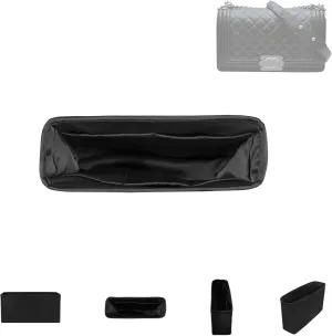 DGAZ Silky Purse Organizer Insert For Chanel Leboy Bags, Luxury Handbag & Tote Organizer, Simplicity bag organizer (Back,New Medium 28)