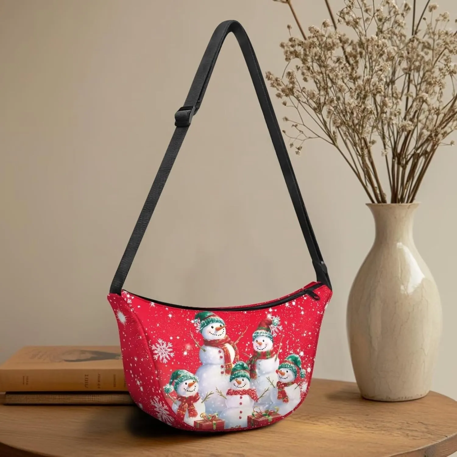 Dolyues Trendy Women's Crossbody Hobo Sling Bag - Stylish Crescent Shoulder Purse & Casual Dumpling Handbag