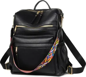 Dora & Liz Womens Backpack Purse Leather Fashion Travel Backpack Purse for Women Designer Ladies Shoulder Bags