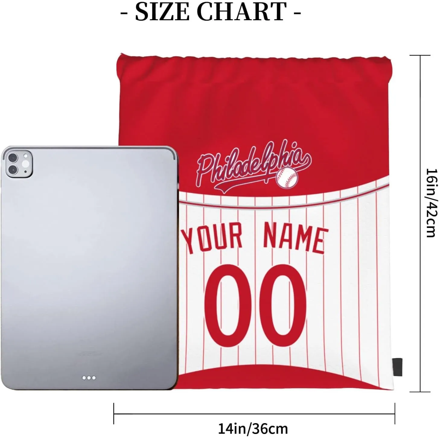 Drawstring Bags Philadelphia Personalized Backpack Gifts for Men Women