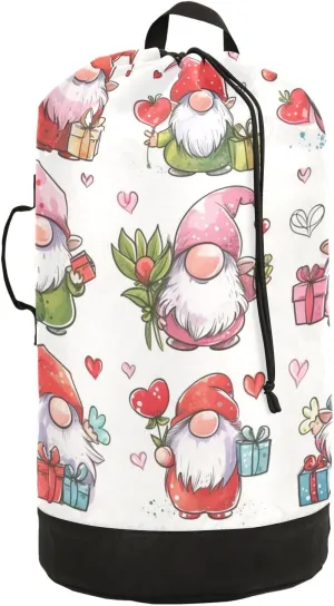 Dwarfs Gifts Laundry Backpack Bag with Drawstring Closure Waterproof Laundry Bag Laundry Hamper Clothes Storage for Travel Laundromat Apartment