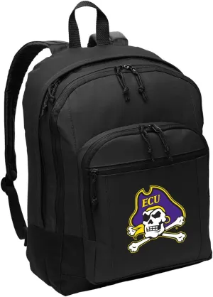 East Carolina University Backpack CLASSIC STYLE ECU Backpack Laptop Sleeve