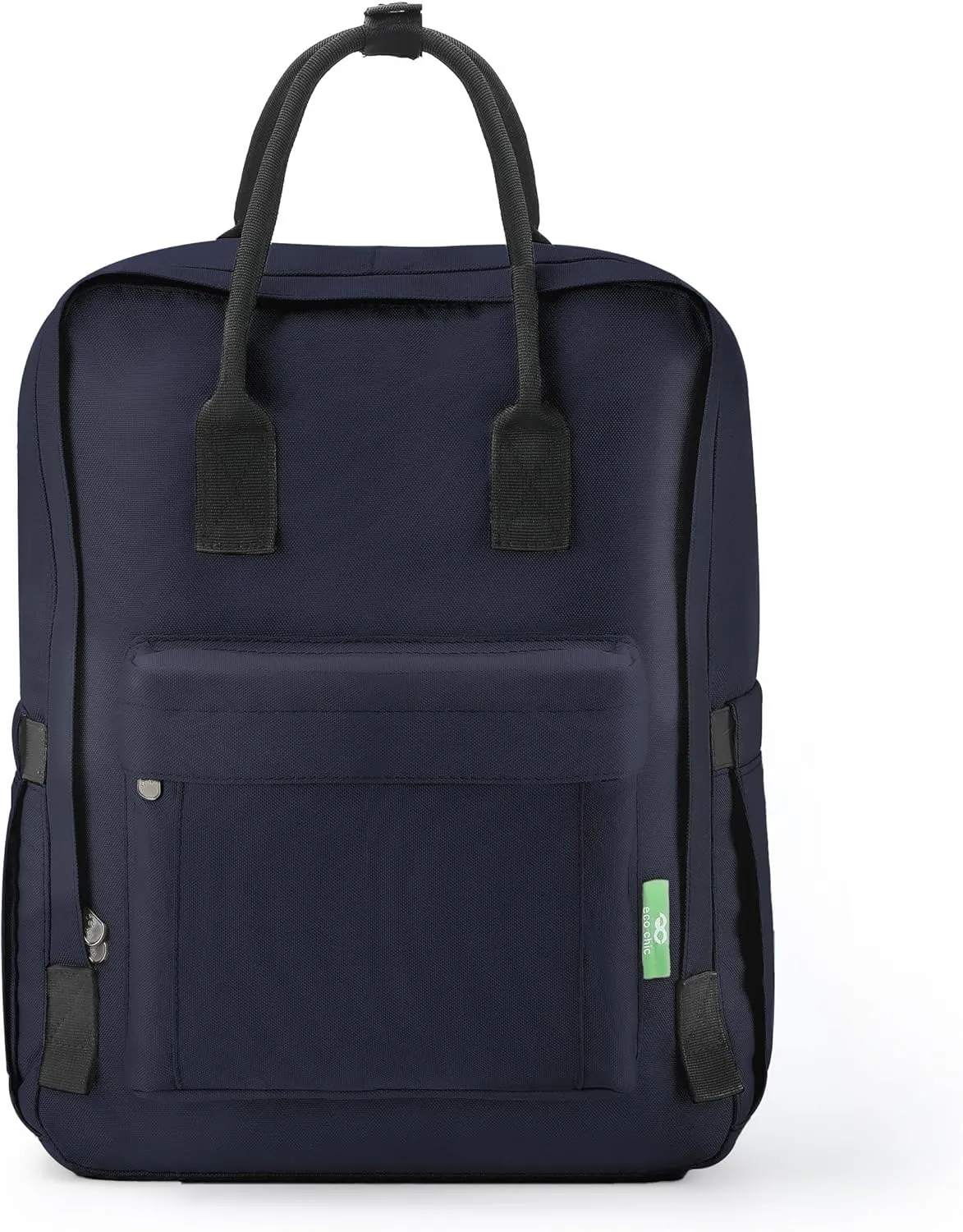 ECO CHIC Waterproof Recycled Canvas Twin-Handle Backpack – Sustainable Laptop Backpack
