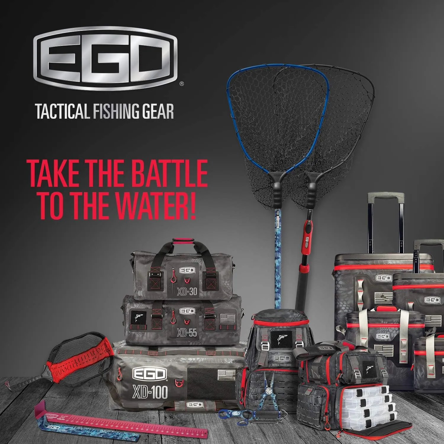 Ego Waterproof Weigh-in Bag for Bass Fishing, Ideal for Fishing Tournaments, Bass Tourneys & Weighing Fish, Top Zipper Closure Durable Fish Bag, Survival Bag Must Have, Pontus Cooler