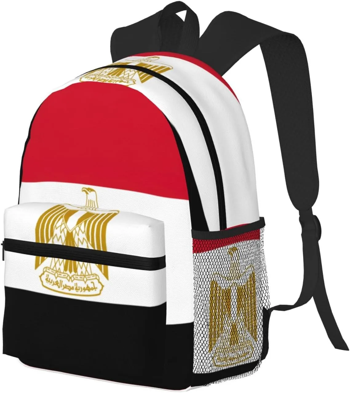 Egyptian Flag Fashion Backpack,Casual Daypack Backpacks For Men Women, Laptop Bag Travel Hiking Camping