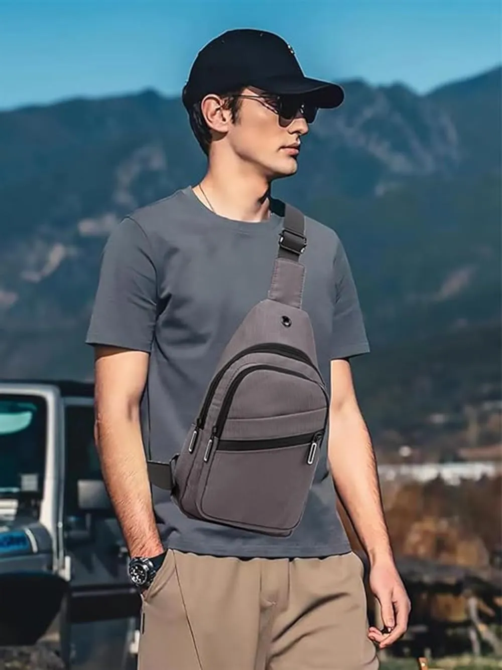 EVANCARY Small Sling Bag Crossbody Bags for Women Trendy, Sling Bakpack Casual Chest Bag for Travel Daypack Hiking