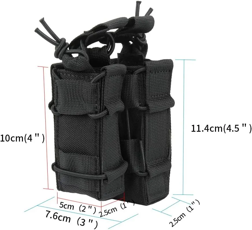 EXCELLENT ELITE SPANKER Open Top M4 M14 M16 AR15 Mag Pouch and Single Pistol Mag Pouch Flashlight Holder Magazine
