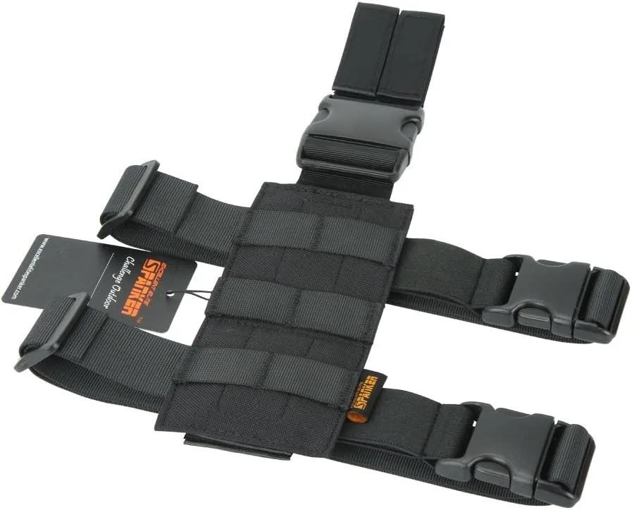 EXCELLENT ELITE SPANKER Tactical Drop Leg Holster Adjustable Drop Leg Platform Molle Module Universal Bag for Left/Right Leg