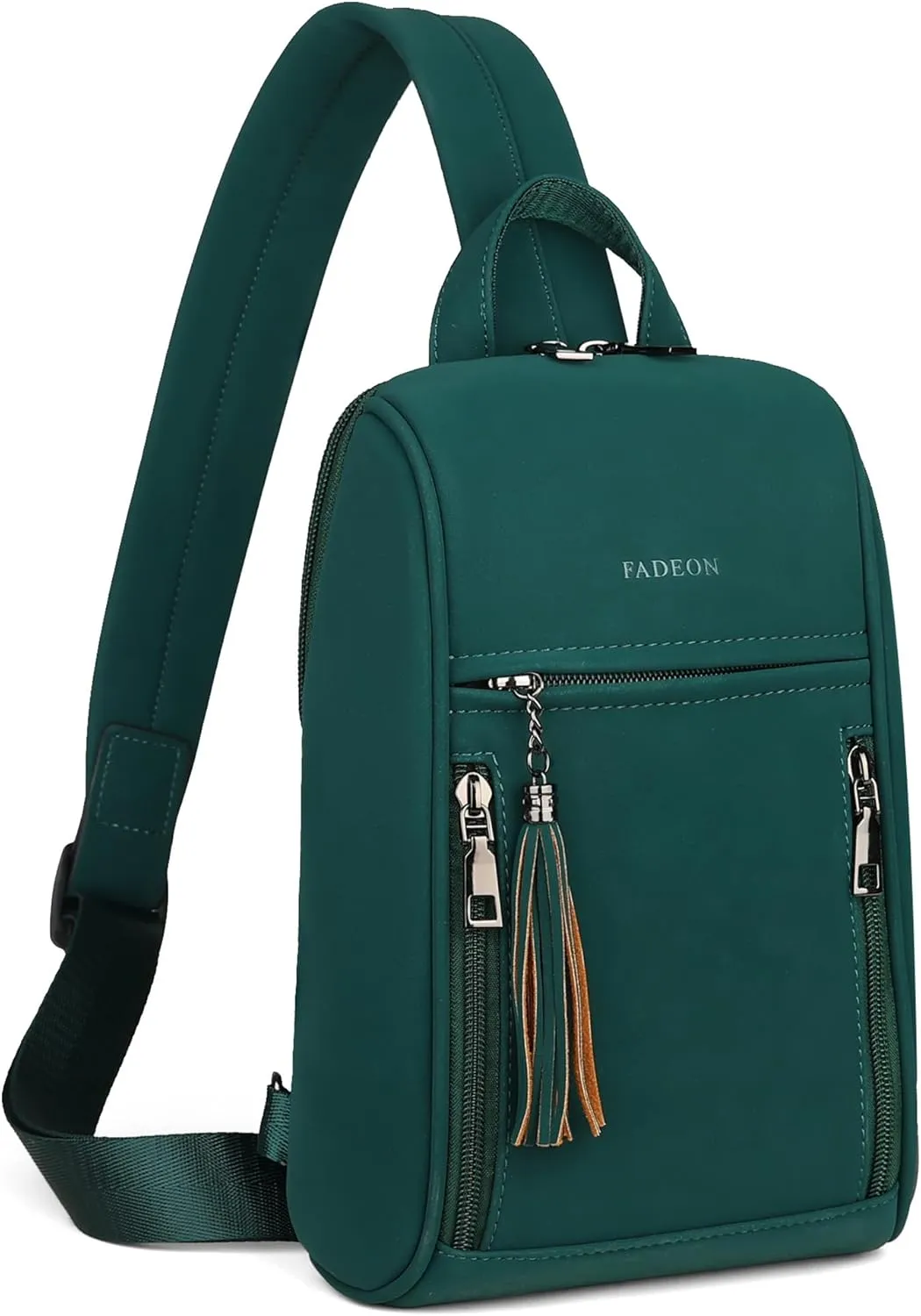 FADEON Sling Bag for Women Crossbody Purse Sling Bags, Designer Sling Purses Medium Travel Multi-Pocket Sling Backpack