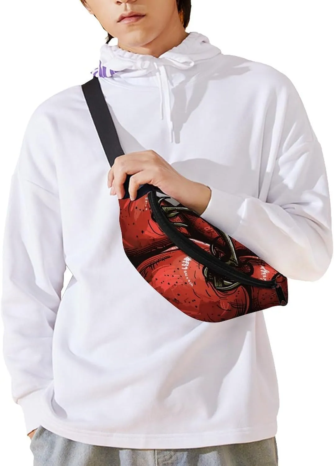 Fanny Pack for Women Men Tomatoes on The Vine Waist Pack Adjustable Belt Bag for Workout Running Travelling Casual Waist Bag, 36*15cm, style-1-2