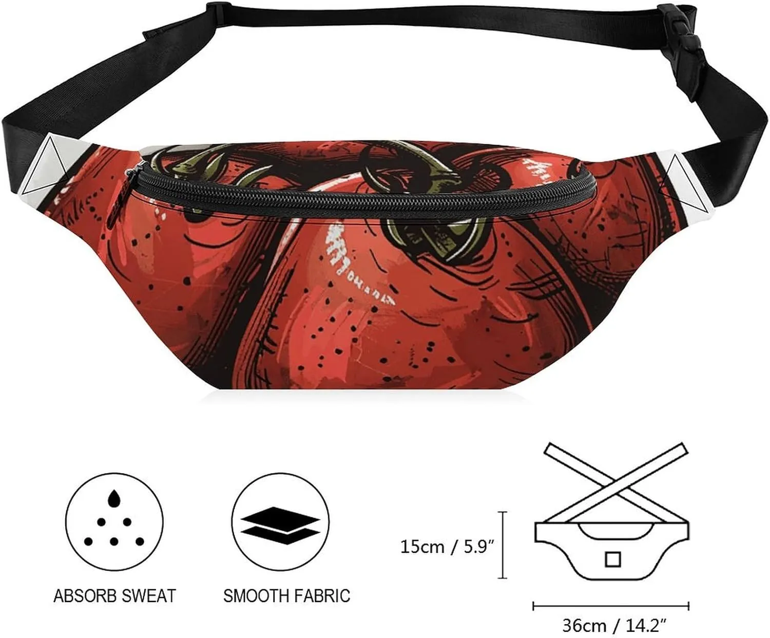Fanny Pack for Women Men Tomatoes on The Vine Waist Pack Adjustable Belt Bag for Workout Running Travelling Casual Waist Bag, 36*15cm, style-1-2
