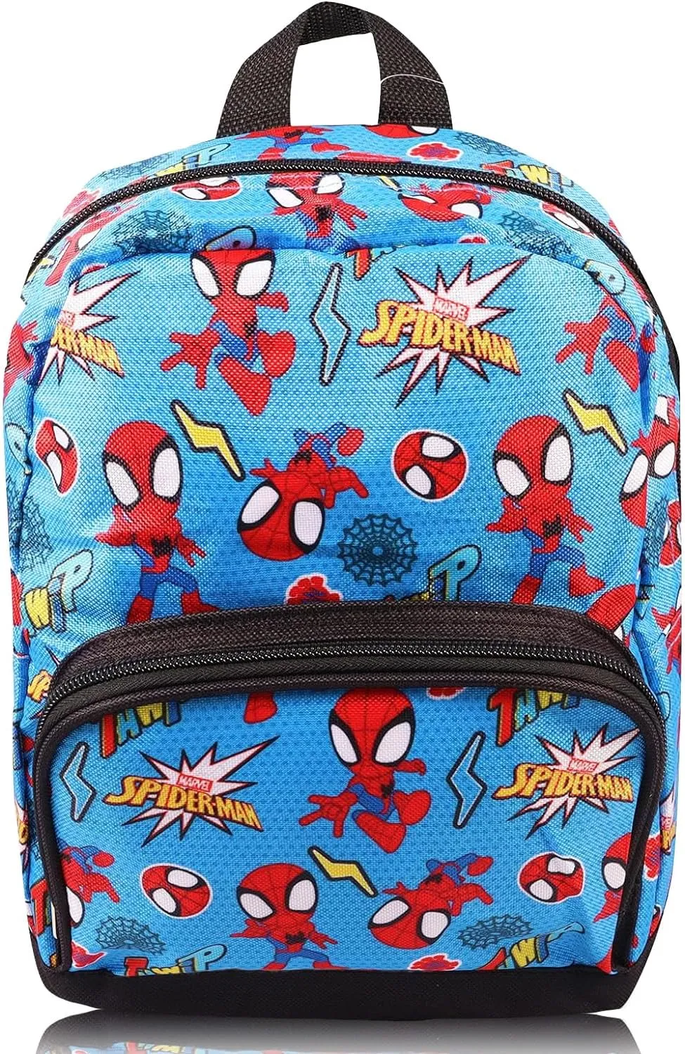 Fast Forward New York Marvel Spiderman Mini Backpack for Women -- Canvas Purse Shoulder Bag Adults, Teens