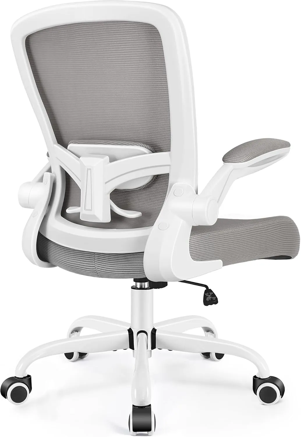 FelixKing Ergonomic Office Chair, Adjustable Height, Breathable Mesh Fabric, Lumbar Support, Gray