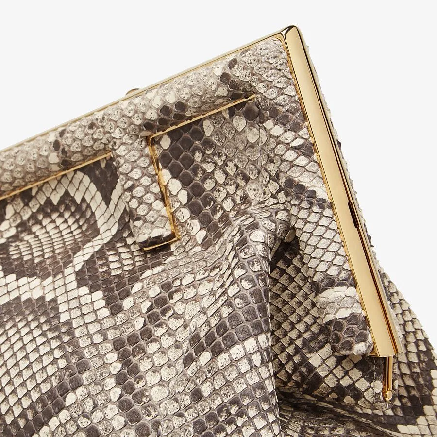 Fendi First Medium Python Leather Bag