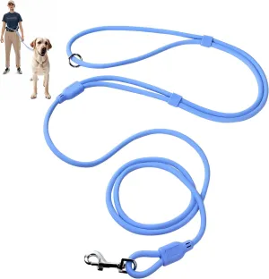 Fida Hands Free Dog Leash for Large Dogs Heavy Duty, Adjustable Crossbody/Waist Leash for Small/Medium/Large Dogs, Waterproof Hands-Free Dog Leashes for Running, Walking & Training(L, Blue)