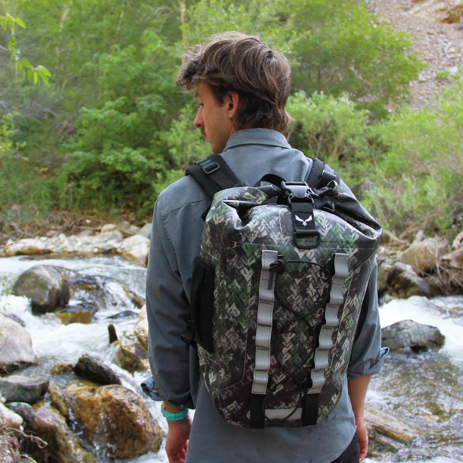 FIREbreak 2.0 | Waterproof 25L Backpack Premium Dry Bag | Roll-Top, Reinforced, Lightweight, 2.8 lbs 25-Liter