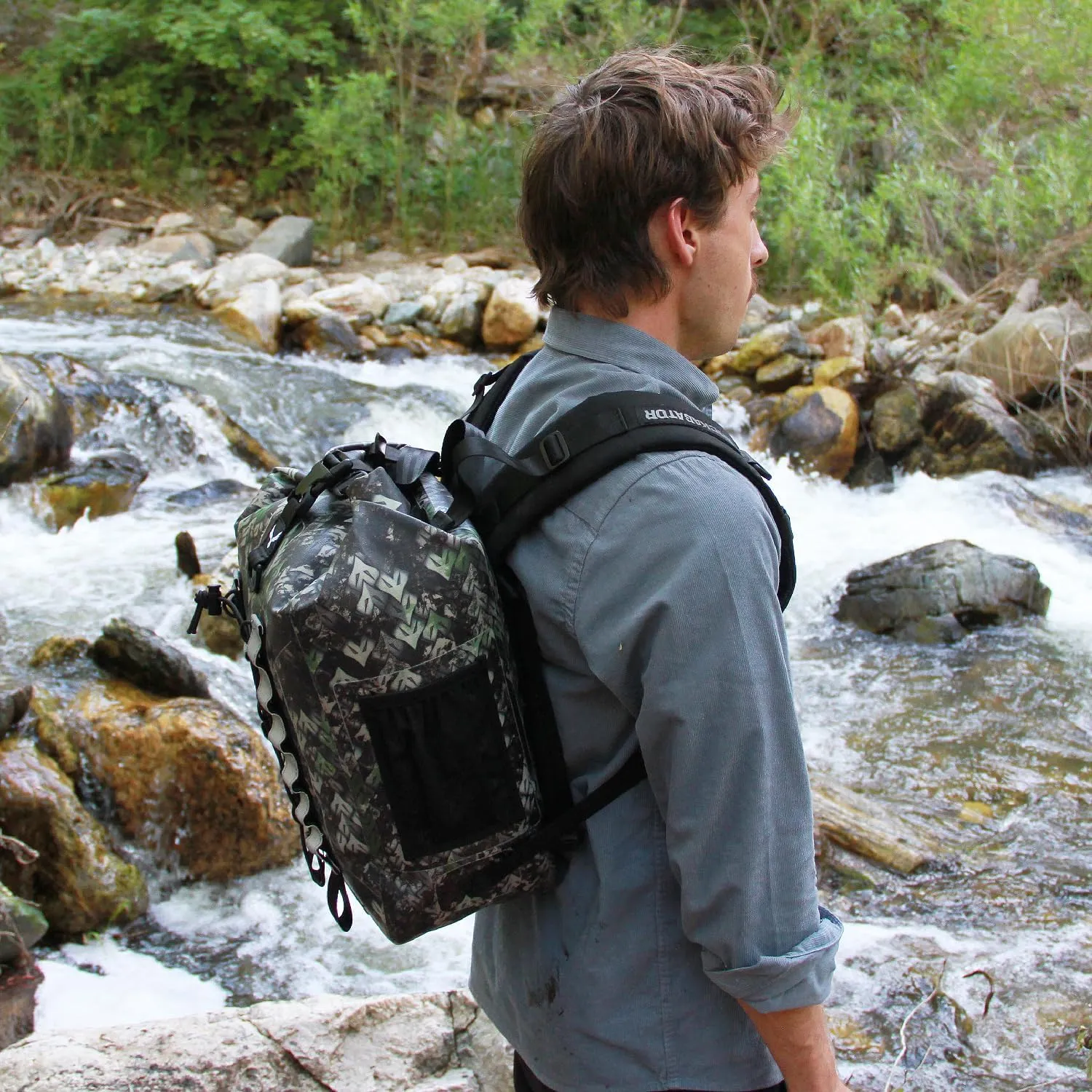 FIREbreak 2.0 | Waterproof 25L Backpack Premium Dry Bag | Roll-Top, Reinforced, Lightweight, 2.8 lbs 25-Liter