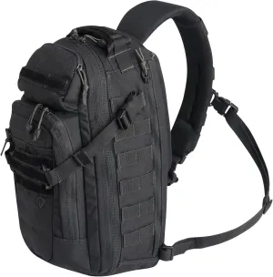 First Tactical Crosshatch Sling Backpack 19L, Military-Grade, Tactical Shoulder Sling Go Bag for Men and Women