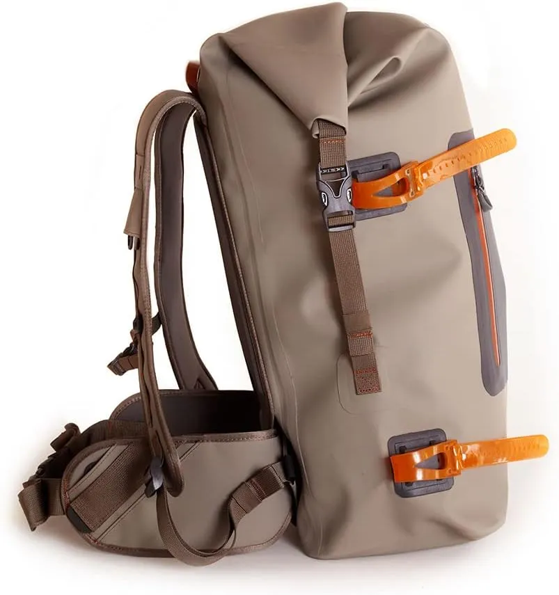 fishpond Wind River Roll-Top Waterproof Fishing Backpack For Tackle and Travel | Rolltop Backpack - Eco Shale