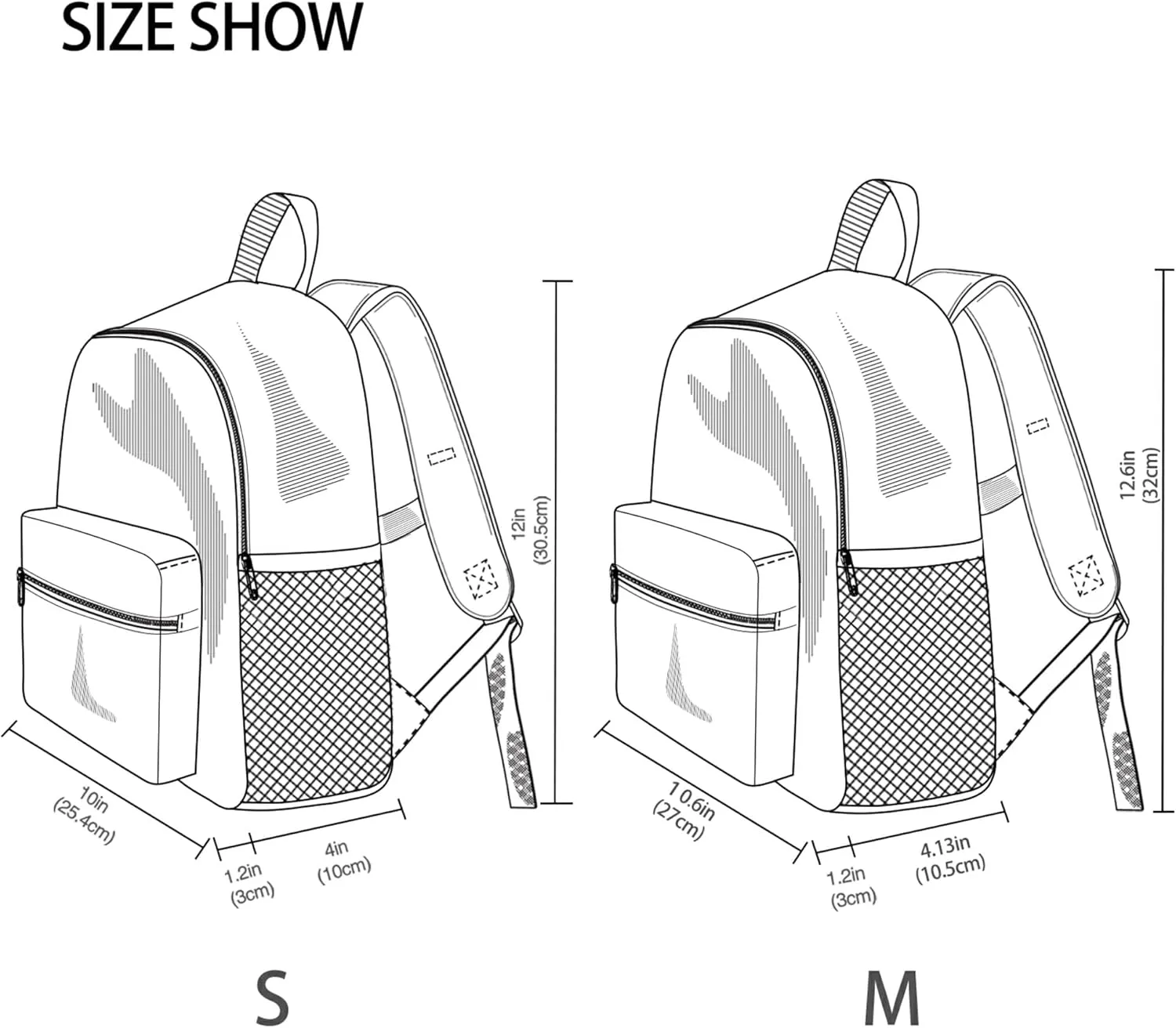 Fisyme Marine Tuna Fish Toddler Backpack School Bag Kids Daypacks for Kindergarten Preschool Nursery Girls Boys, M