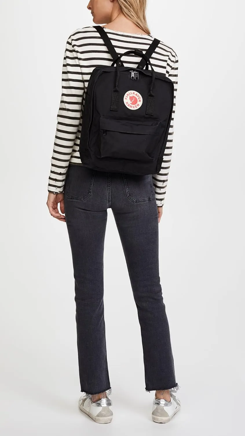 Fjallraven Women's Kanken Backpack, Black, One Size