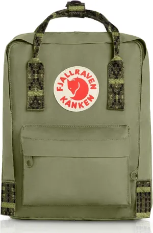 Fjällräven Backpack, Green-Folk Pattern [620-913], 7 Liter