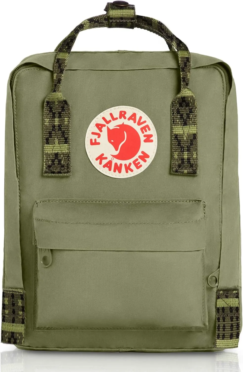 Fjällräven Backpack, Green-Folk Pattern [620-913], 7 Liter