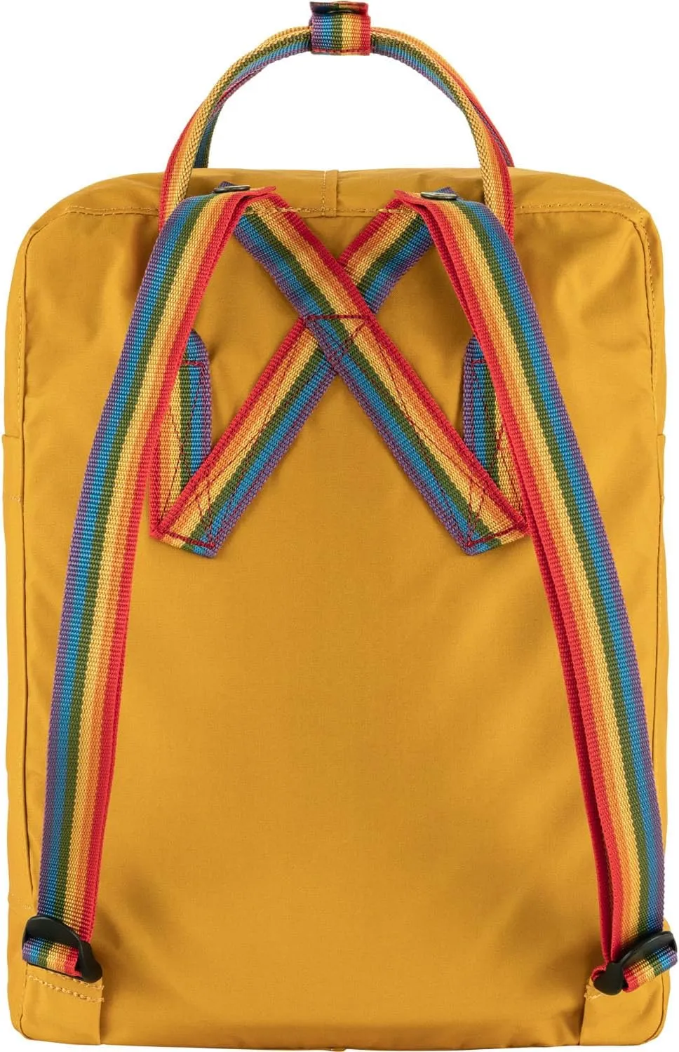Fjällräven Kanken Rainbow 16L Backpack, Ochre/Rainbow Pattern, One Size