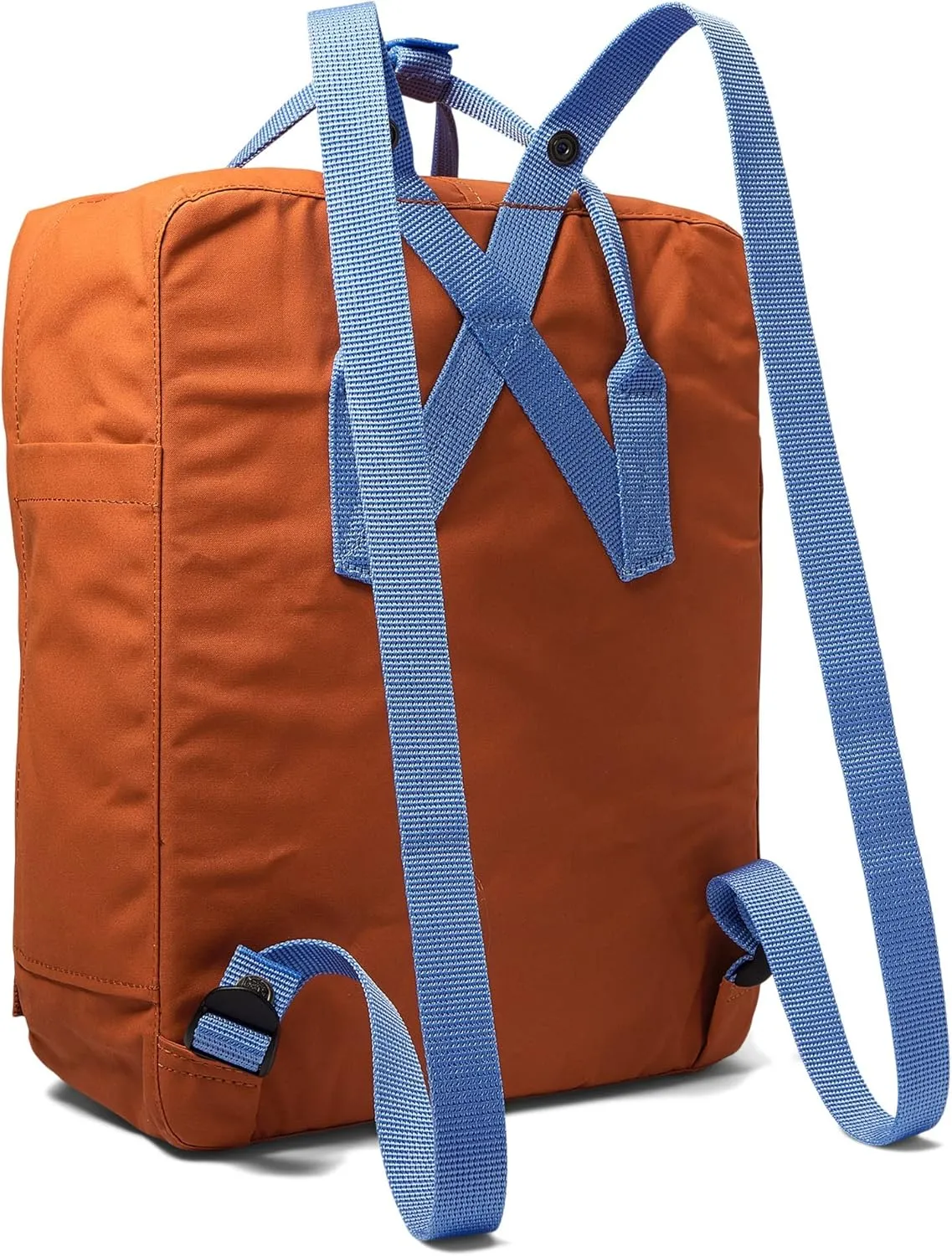 Fjällräven Kånken Backpack for Men, and Women - Lightweight Rugged Vinylon Fabric, Dual Top Handles with Snap Closure, and Classy Look Teracotta Brown/Ultramarine One Size One Size