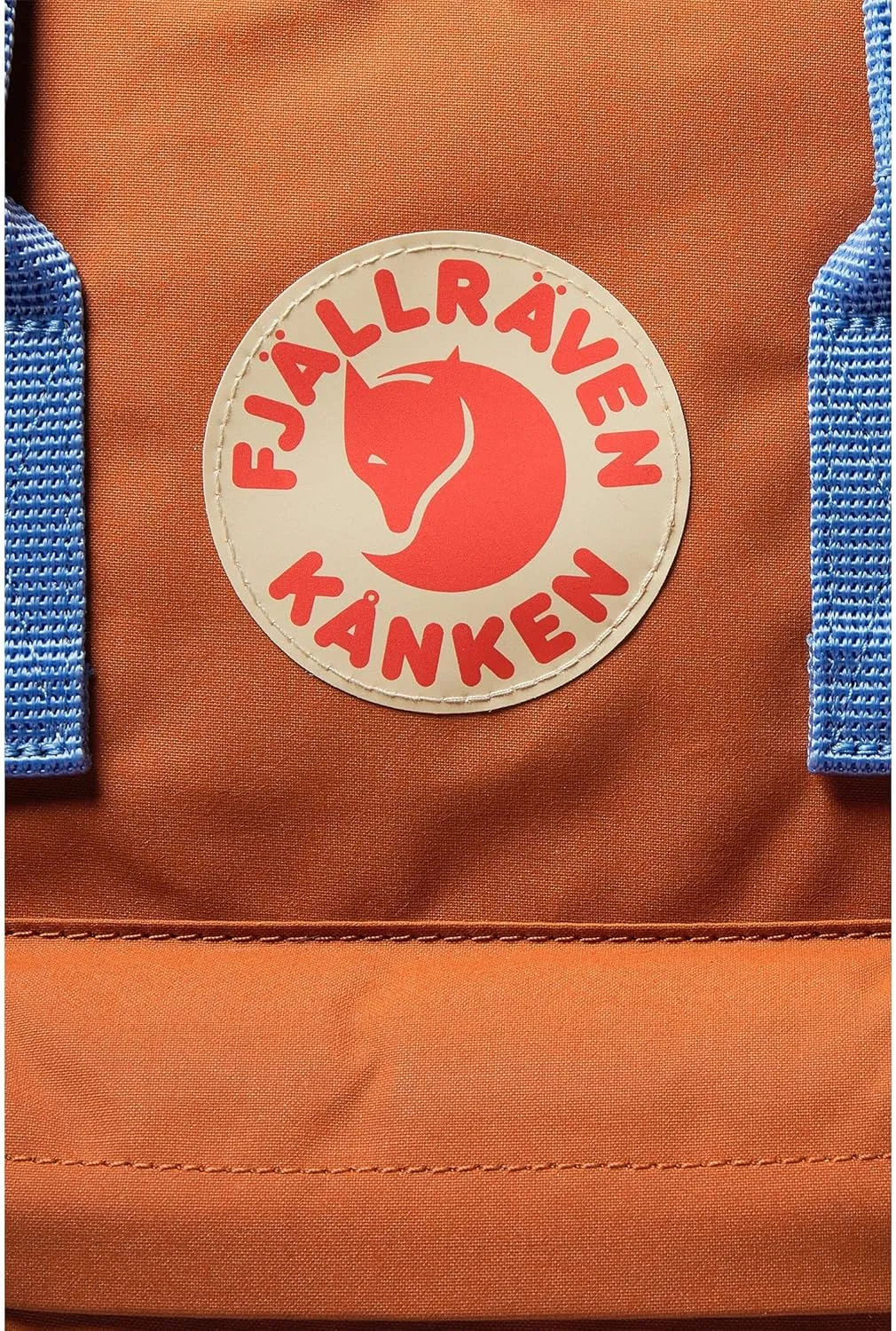 Fjällräven Kånken Backpack for Men, and Women - Lightweight Rugged Vinylon Fabric, Dual Top Handles with Snap Closure, and Classy Look Teracotta Brown/Ultramarine One Size One Size