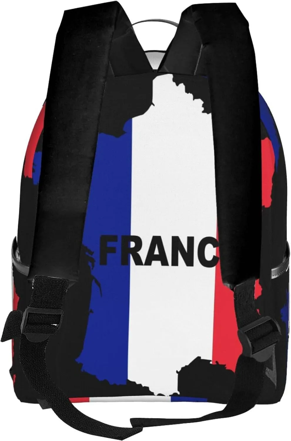 Flag Of France (3) Casual Backpacks Laptop Backpack Carry-on Daypack Sports Travel Rucksack Lightweight Working Bag for Outdoor Hiking Cycling Walking
