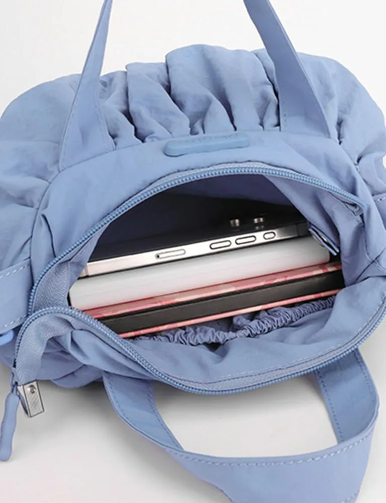 Floppy Crossbody Bags for Women Puffy Cloud Bag Lightweight Nylon Purses for Women Shoulder Bag Hobo Handbag Everyday