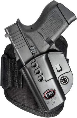 Fobus GL43NDA Evolution Ankle Holster for Glock 43, 43x, 48