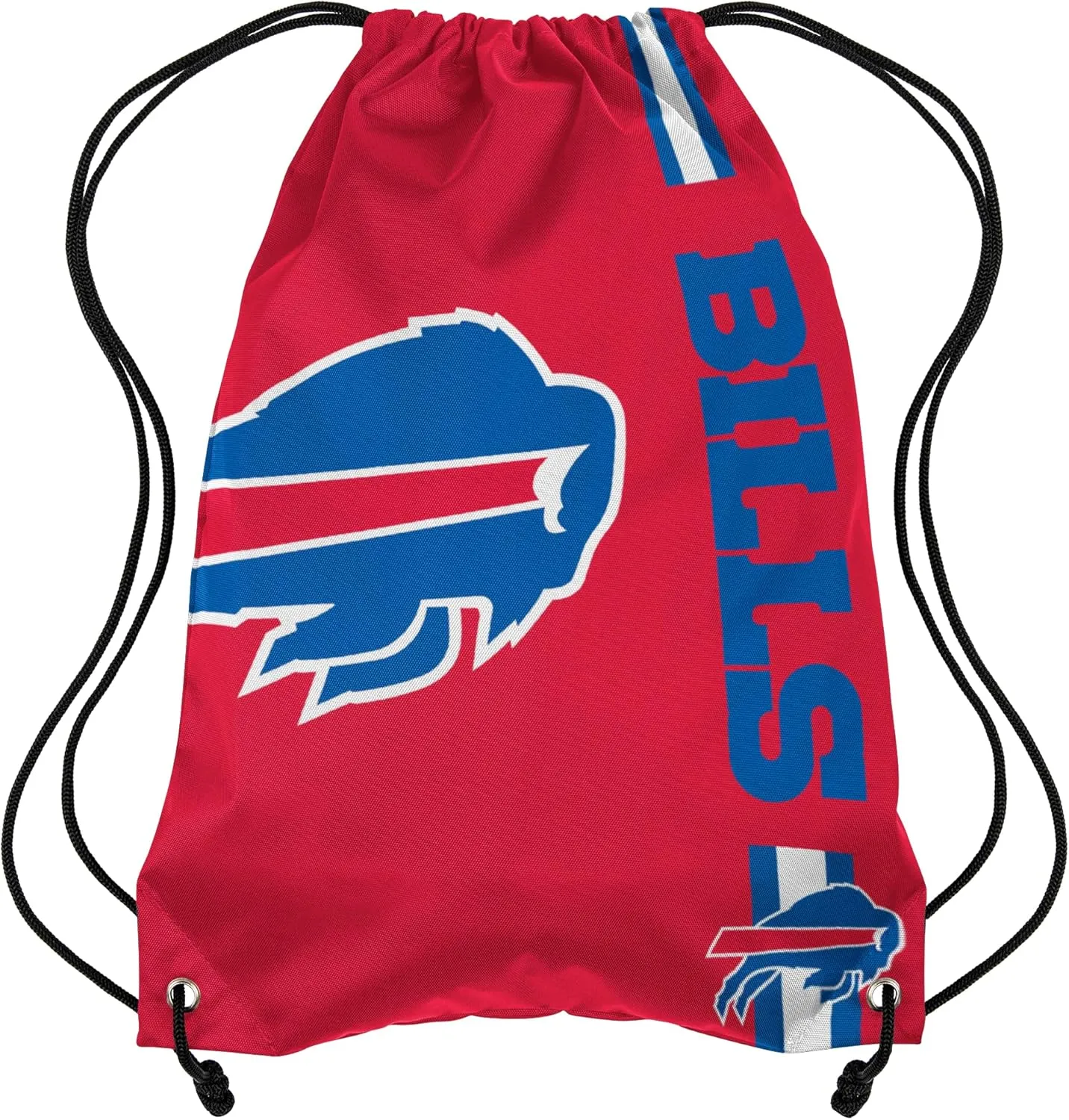 FOCO Buffalo Bills NFL Alternate Color Big Logo Drawstring Backpack - Red